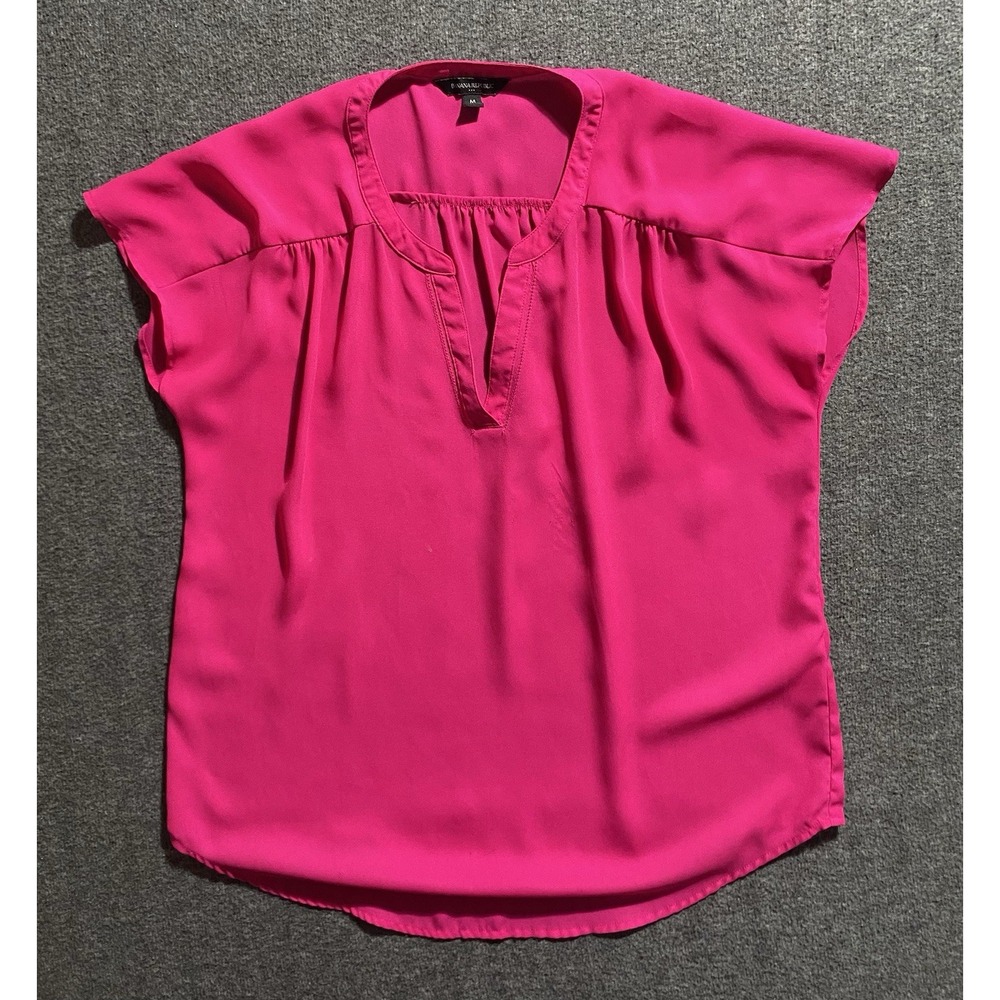 Banana Republic Woman's Blouse Top V-Neck Size M